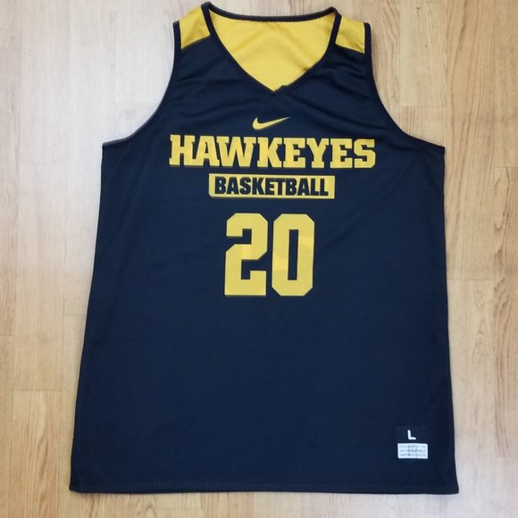 Iowa Hawkeyes Reversible Basketball Jersey #20 L - Picture 1 of 5